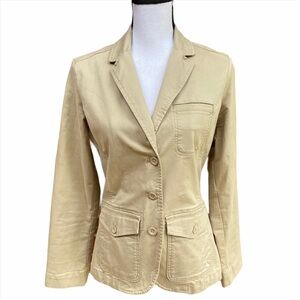 Eddie Bauer Legend Wash Stretch Tan Jacket Size 8